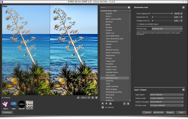 G'MIC plugin for GIMP