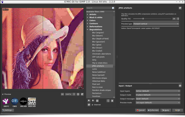 Simulate JPEG Artifacts